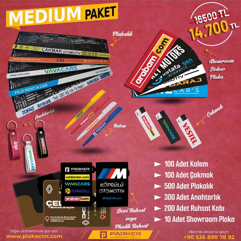 Toptan plakalık kampanya promosyon