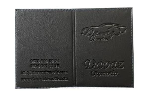 dikisli ruhsat kabi goresli baskılı parker otomotiv