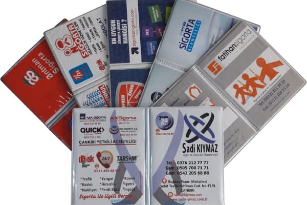 ofset ruhsat kabi goresli baskılı parker otomotiv